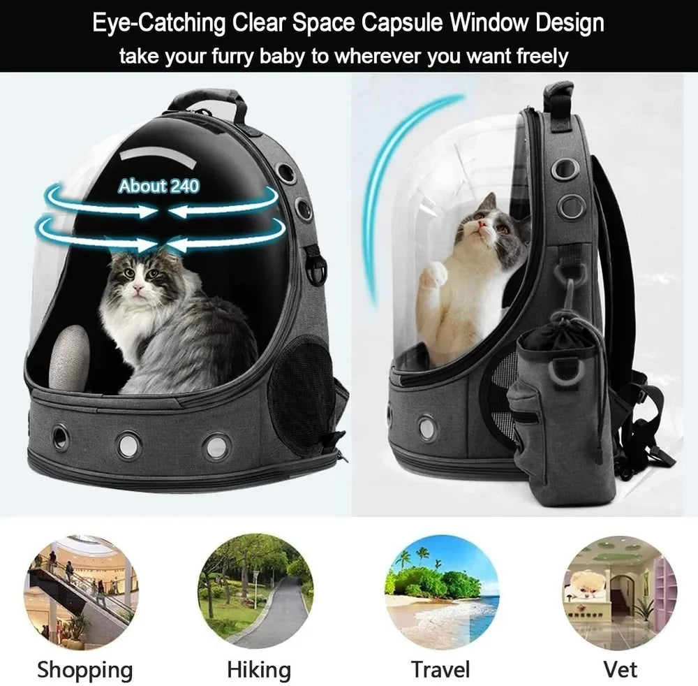 Pet Carriers Backpacks Bubble Bag Premium Space Capsule Cat Dog Carrier Backpack Travel Bag Kitten Doggy Back Pack for Outdoor