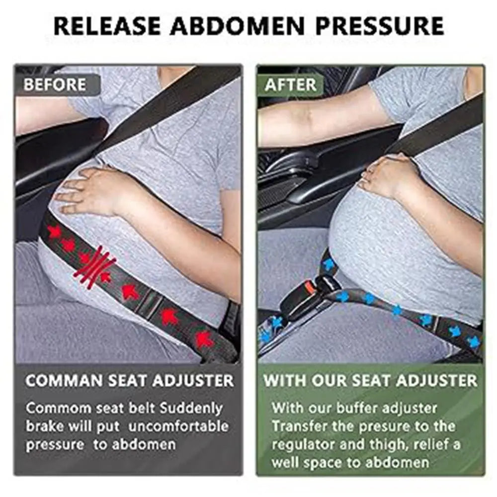 Adjuster Seat Belt New 1.6m Length Crashproof Safety Belt Car Inteiror Accessories ABS Pregnant Women Seatbelt Maternity Moms