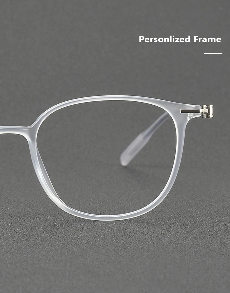 Acetate Titanium optical Glasses Frame Men Retro Round myopia Prescription Eyeglasses frames Women 2025 Vintage full Eyewear