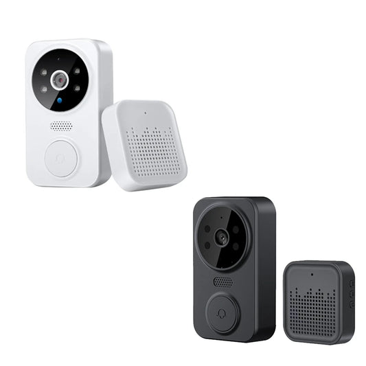 Tuya Smart Home Doorbell Camera WIFI Wireless Doorbell DC AC Battery Powered Camera Bell Smart Life Doorbell Camera