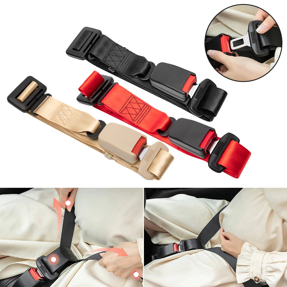 Seat Belt Adjuster for Pregnant Women Adjustable Safety Belt for Maternity Moms Belly Universal 1.6m Long Inteiror Accessories