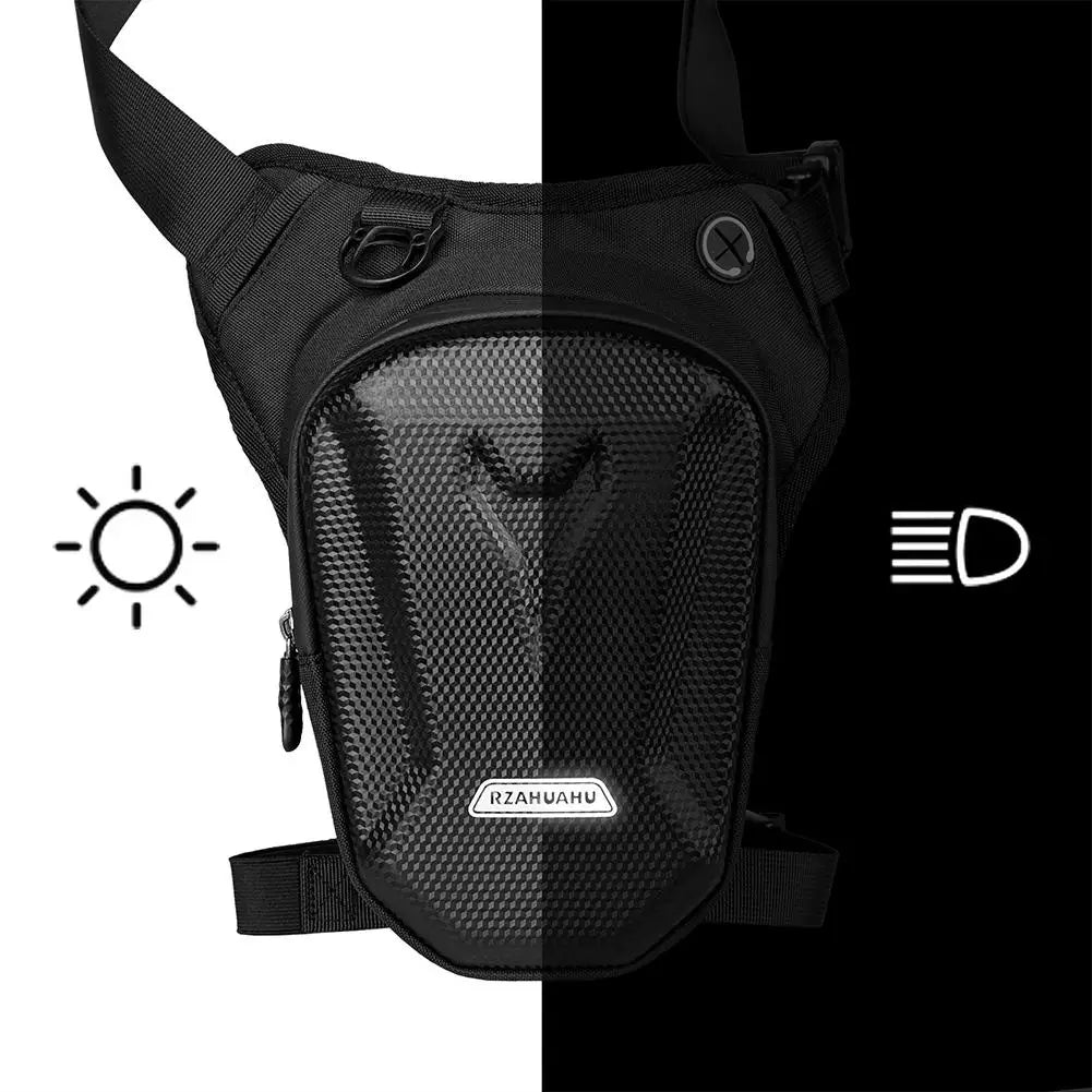 Waterproof Motorcycle Waist Leg Bag Tactical Travel Bag Men Hip Bum Pack Leg Side Bag Ride Bags Outdoor Casual Fanny Pack Bag