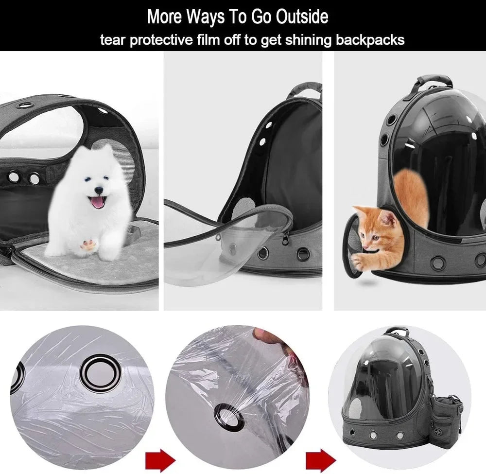 Pet Carriers Backpacks Bubble Bag Premium Space Capsule Cat Dog Carrier Backpack Travel Bag Kitten Doggy Back Pack for Outdoor