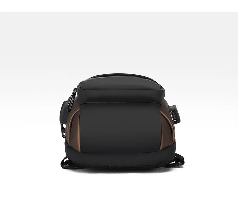 Men Anti Theft Chest Bag Shoulder Bags USB Charging Crossbody Package School Short Trip Messengers Bags Men's Oxford Sling Pack