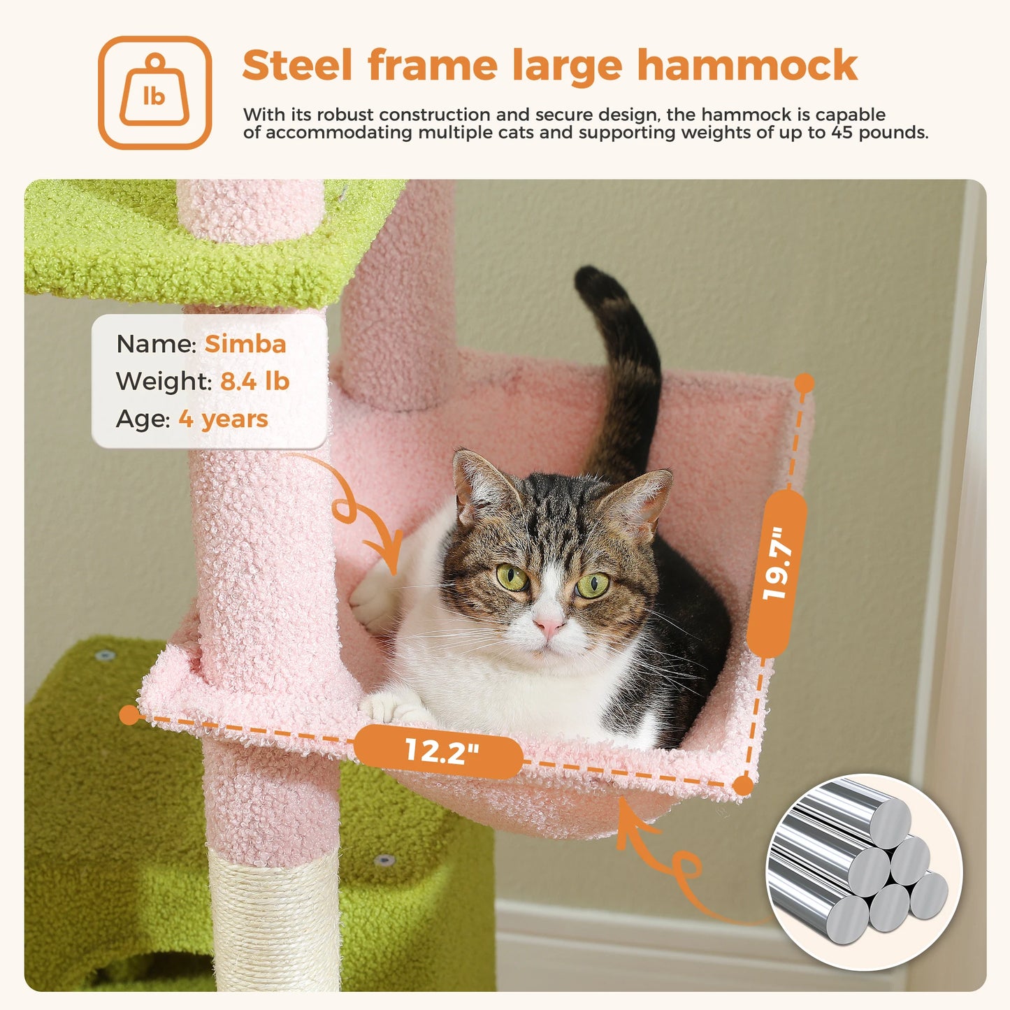 Multi-Level Cat Tree Cat Condo Scratching post for Kitten Furniture Large Cat Tower Cat Scrapers Cat Accessories Pet Cat Toys