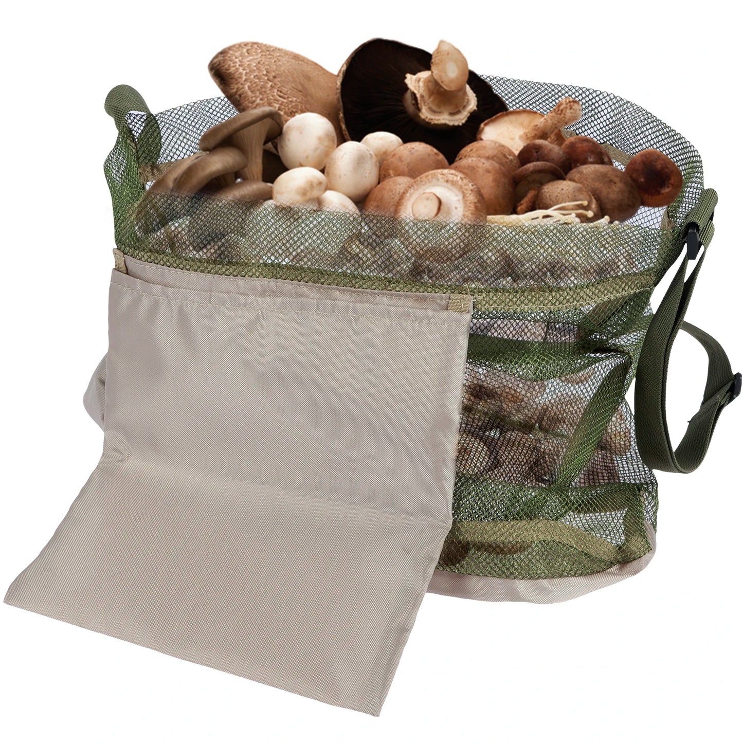 5PCS/1PCS Foraging Mushroom Storage Bags Multipurpose Harvesting Bag for Mushroom Decor Lover Garden Fruit Picking Camping Pouch