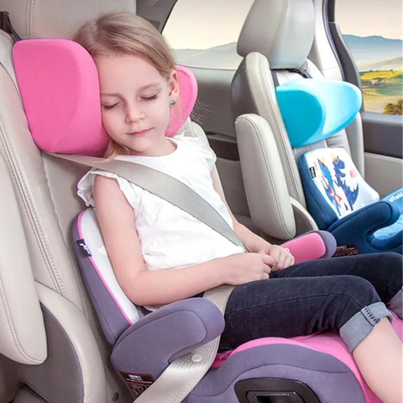 Car Headrest Memory Foam Children's Car Seat Headrest Safety Seat Neck Pillow Children Car Neck Pillow Car Interior Accessories