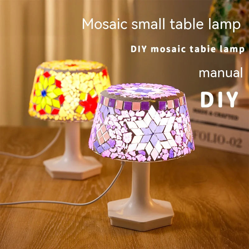 DIY Children's Mosaic Table Lamp