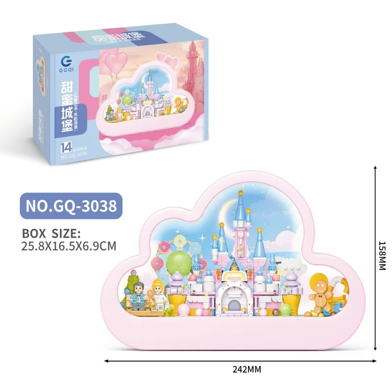 Sakura Castle LED Light Building Blocks