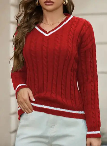 V-neck Sweater