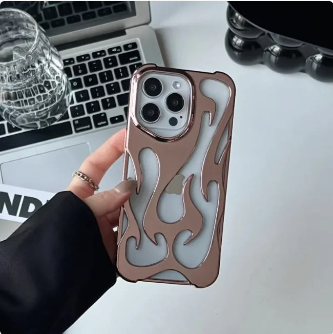 Flame Guard Electroplated Heat-Dissipating Phone Case