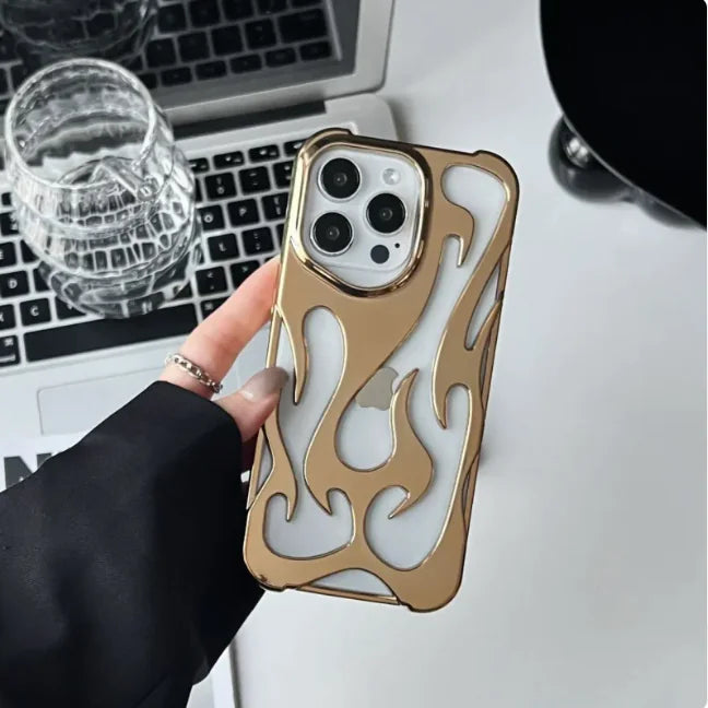 Flame Guard Electroplated Heat-Dissipating Phone Case