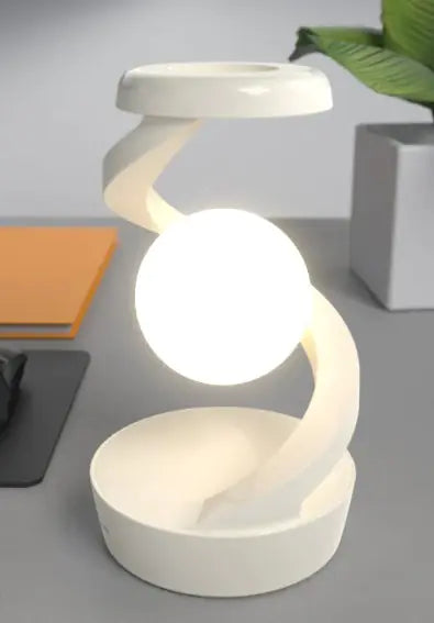 Rotating Moon Lamp w/Phone Charging Sensor