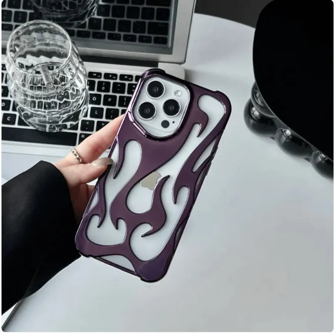 Flame Guard Electroplated Heat-Dissipating Phone Case