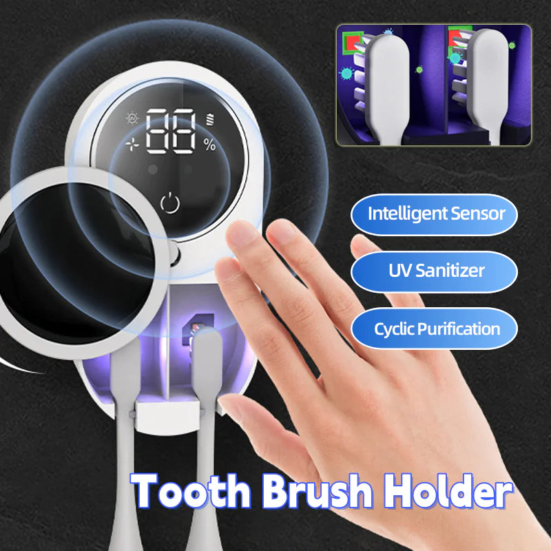 Toothbrush Holder with UV Sanitizer